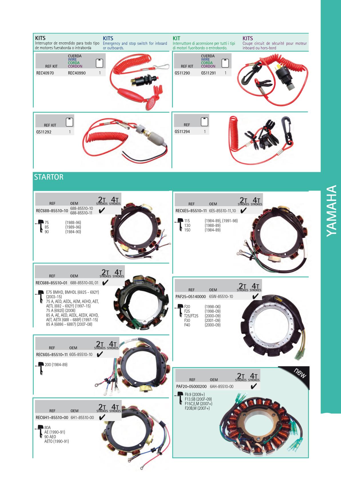 Yamaha Deniz Motoru Statör 1 Yamaha Deniz Motoru Stator