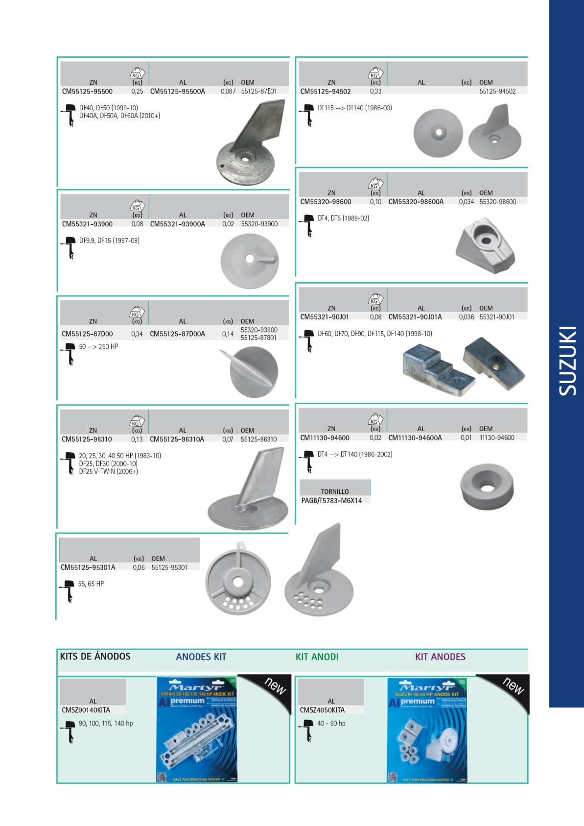 Suzuki Deniz Motoru Tutya Ve Anode 1 Suzuki Deniz Motoru Tutya Ve Anode