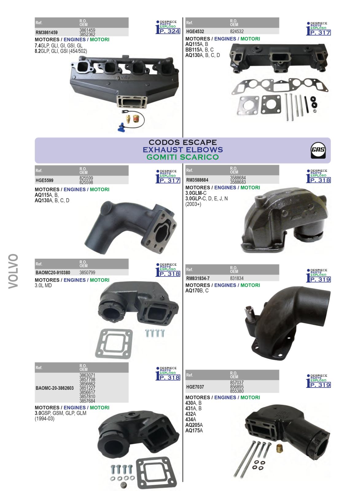 Volvo Penta İçten Takma Deniz Motoru Manifold 3 Volvo Penta İçten Takma Deniz Motoru Manifold
